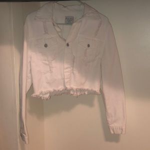 White denim jacket
